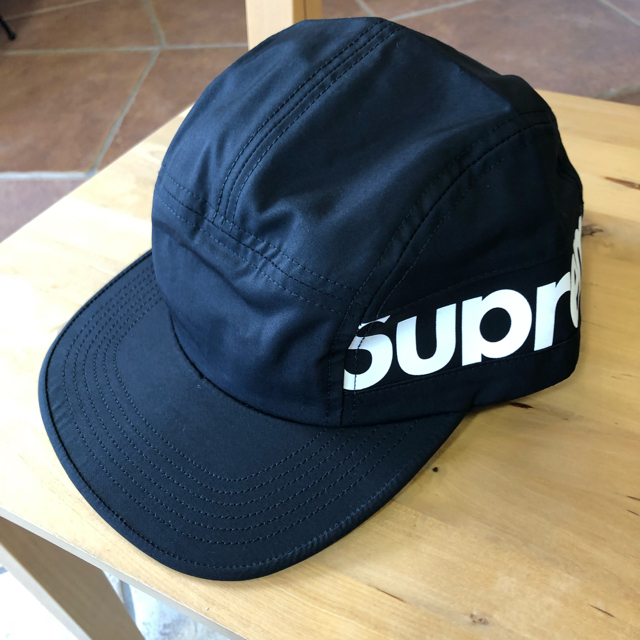 値下げしました。Supreme Side Panel Canp Cap ブラック帽子