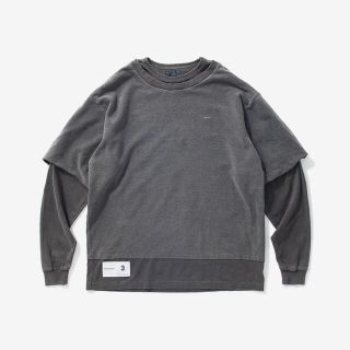 ダブルタップス(W)taps)のDESCENDANT ディセンダント   LAYERD TEE サイズ3 新品(Tシャツ/カットソー(七分/長袖))