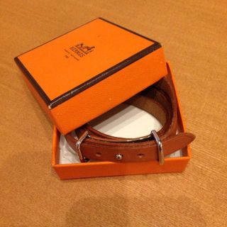 エルメス コーデ ブレスレット/バングル(レザー)の通販 35点