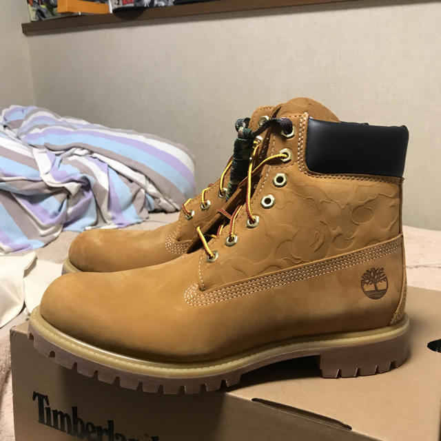 A BATHING APE(アベイシングエイプ)のtimberland BAPE UNDEFEATED ブーツ メンズの靴/シューズ(ブーツ)の商品写真