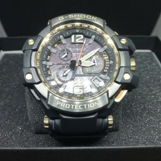 ジーショック(G-SHOCK)のスカイコックピット　グラビティマスター　レアカラー黒金　GPW-1000(腕時計(アナログ))