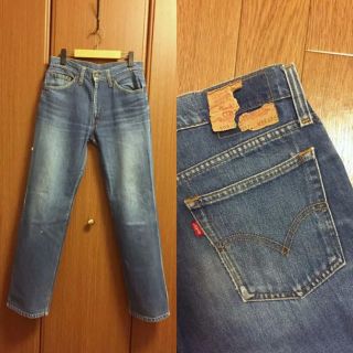 ドゥーズィエムクラス(DEUXIEME CLASSE)の希少 80’sLevi's 505-0217 ハイライズ ストレートデニムパンツ(デニム/ジーンズ)