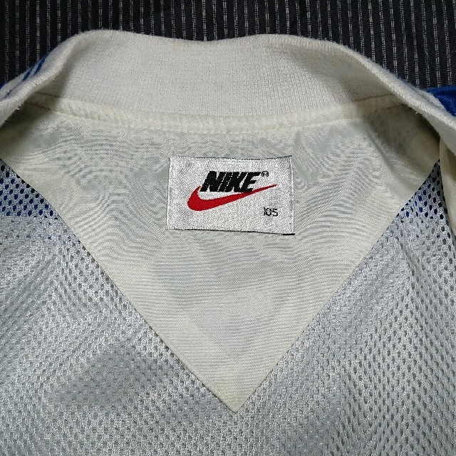 NIKE(ナイキ)のNIKE　ナイキ　ナイロンジャケット　スタジャン　90ｓ　デカロゴ メンズのジャケット/アウター(スタジャン)の商品写真