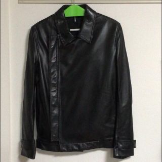 ディオールオム(DIOR HOMME)の50万 ディオールオム レザージャケット ライダース(レザージャケット)