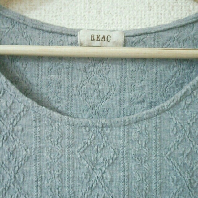 REAC(レアック)のreac Tシャツ レディースのトップス(Tシャツ(長袖/七分))の商品写真