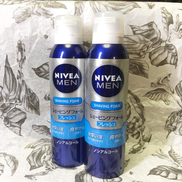 ニベア(ニベア)の【新品】シェービングフォーム(2本セット)【NIVEA MEN】 スマホ/家電/カメラの美容/健康(メンズシェーバー)の商品写真