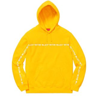 シュプリーム(Supreme)のw11限定10%値引きText Stripe Hooded Sweatshirt(パーカー)