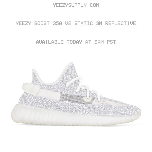 Yeezy Boost 350 V2 Static 3M Reflective