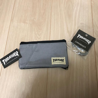 スラッシャー(THRASHER)のTHRASHER カラビナ&スマートフォンポーチ(モバイルケース/カバー)