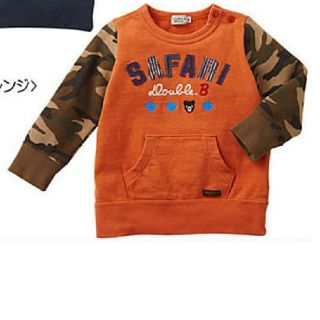 ダブルビー(DOUBLE.B)のカモフラアーム SAFARI トレーナー 110(Tシャツ/カットソー)