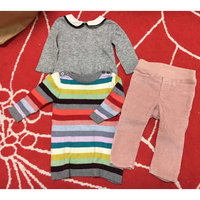 babyGAP(ベビーギャップ)のベビーギャップ三点セット売り！ キッズ/ベビー/マタニティのベビー服(~85cm)(シャツ/カットソー)の商品写真