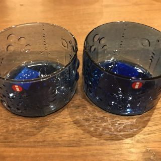 イッタラ(iittala)の新品   イッタラ  フローラ  ウルトラマリンブルー  2個(食器)