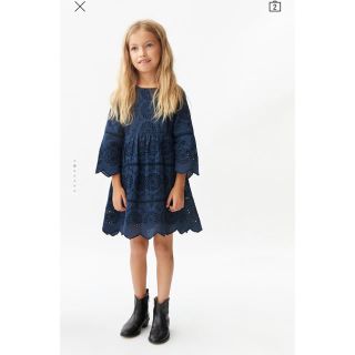 ザラキッズ(ZARA KIDS)のザラ ZARA 専用ページ  ザラキッズ 大人気 即完売 新品未使用 タグ付き(ひざ丈ワンピース)