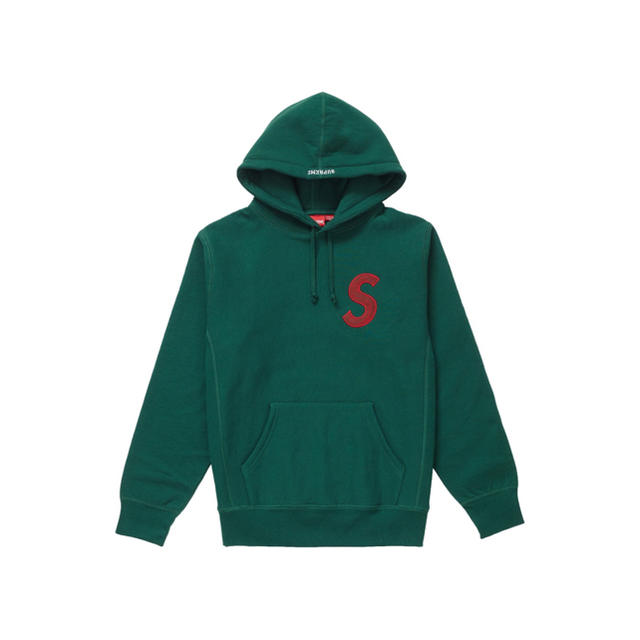 定価以下 Supreme 18FW Sロゴ フーディ Mサイズ