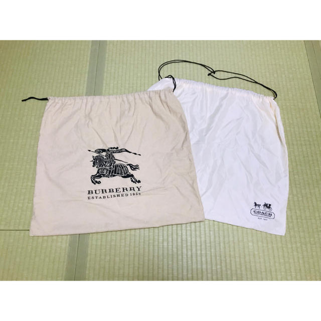 COACH(コーチ)のブランド保存袋★コーチcoachバッグ用保存袋★ホワイトサテン レディースのバッグ(ショップ袋)の商品写真