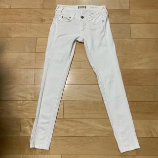 ヤヌーク(YANUK)のヤヌーク cross made 白スキニー  size23  T29(スキニーパンツ)