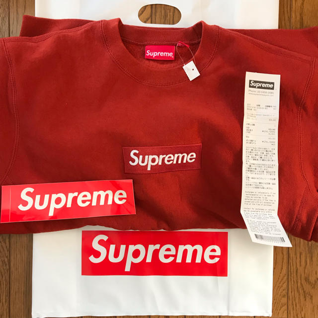 supreme box logo crewneck sweatshirt