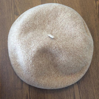 ベレー帽 キャメル(ハンチング/ベレー帽)
