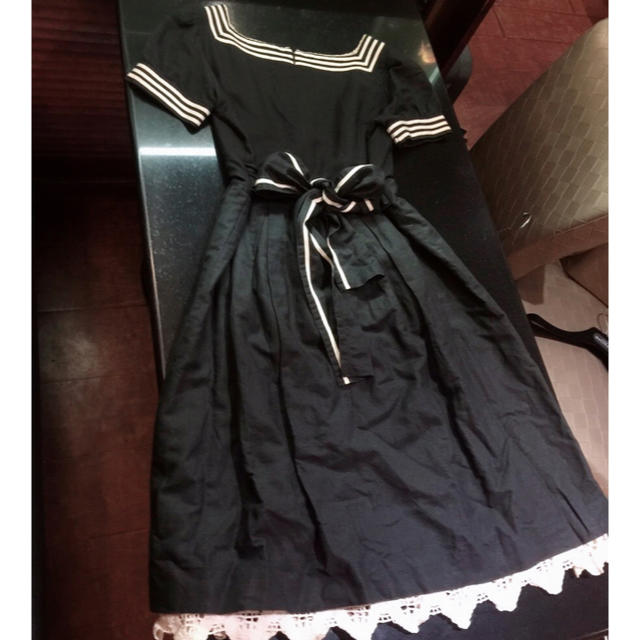 日/祝も発送 JaneMarple ジェーンマープル マリンワンピース美品