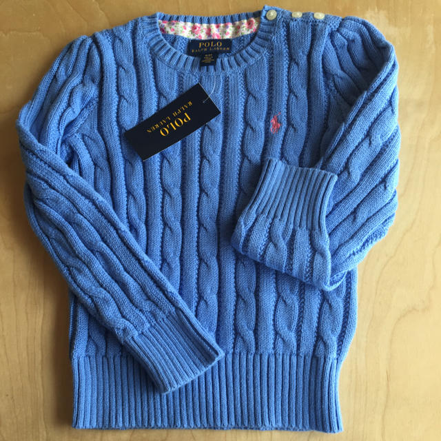 Ralph Lauren(ラルフローレン)のラルフローレン ニット 4T キッズ/ベビー/マタニティのキッズ服女の子用(90cm~)(ニット)の商品写真