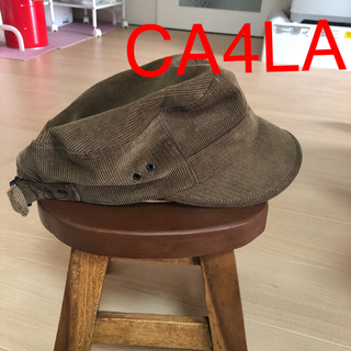 カシラ(CA4LA)のCA４LA  カシラ コーデュロイマリンキャスケット 帽子 ワークキャップ(キャスケット)
