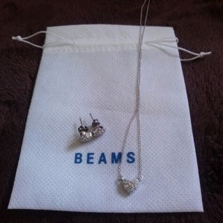 ビームス(BEAMS)のビームス✳ハート✳ピアス✳ネックレス(ピアス)