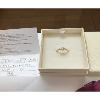 ジュエリーツツミ(JEWELRY TSUTSUMI)のジュエリーツツミ k18 イエローゴールド ダイヤモンドリング 0.17カラット(リング(指輪))