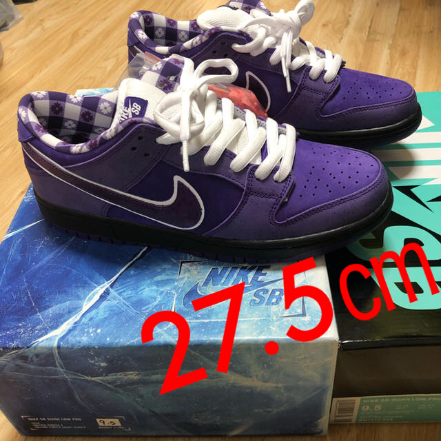 NIKE(ナイキ)のNIKE SB DUNK LOW Concepts Lobster purple メンズの靴/シューズ(スニーカー)の商品写真