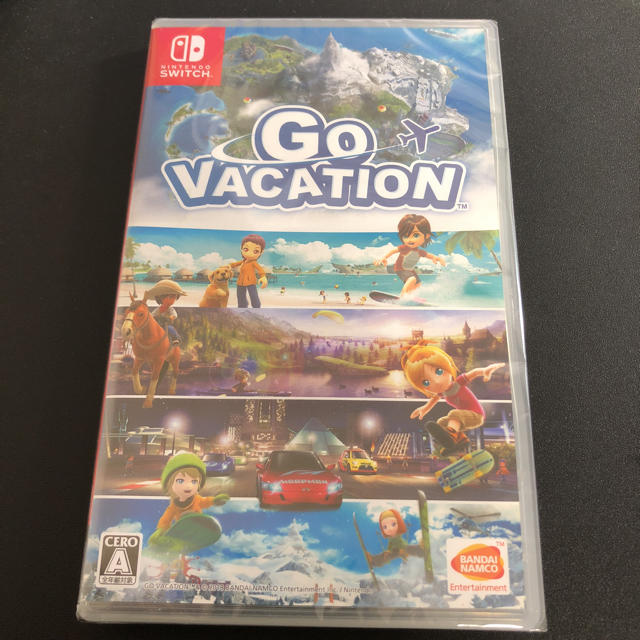 Nintendo Switch(ニンテンドースイッチ)のgo vacation 新品未開封 エンタメ/ホビーのゲームソフト/ゲーム機本体(家庭用ゲームソフト)の商品写真