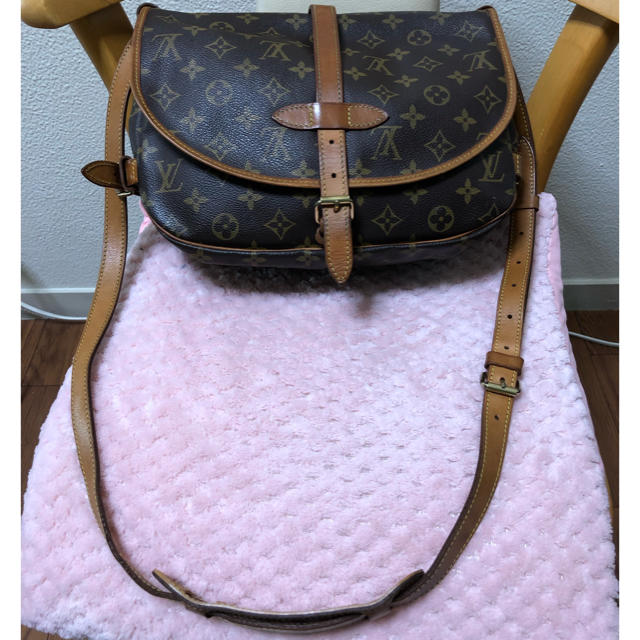 LOUIS VUITTON モノグラム ソミュール30 ショルダーバッグ 1