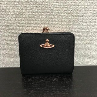 ヴィヴィアンウエストウッド(Vivienne Westwood)のヴィヴィアンウエストウッド　折り財布　レザー　黒　(財布)