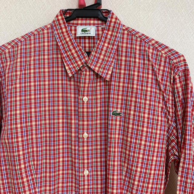 LACOSTE - ラコステ LACOSTE チェックシャツの通販 by monchan's shop｜ラコステならラクマ