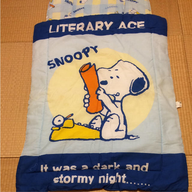 SNOOPY(スヌーピー)の[値下げ]お昼寝セットSNOOPY キッズ/ベビー/マタニティの寝具/家具(ベビー布団)の商品写真