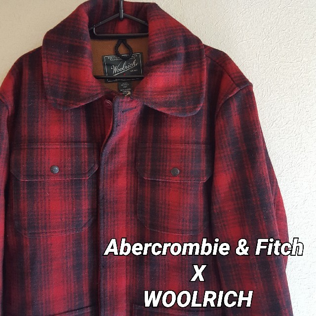 WOOLRICH(ウールリッチ)の【取置き中】USED品 アバクロンビー別注ウールリッチ ピーコート Mサイズ メンズのジャケット/アウター(ピーコート)の商品写真