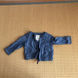 ユナイテッドアローズ(UNITED ARROWS)の子ども用 女の子 上着 デニム地　春先　羽織る　(ジャケット/上着)