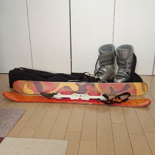 ショートスキー 98cm スキーブーツ 24cm　レディース(板)