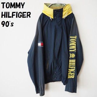 トミーヒルフィガー(TOMMY HILFIGER)のりりめろさん専用トミーヒルフィガー アームロゴナイロンブルゾン(ナイロンジャケット)