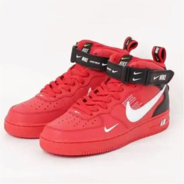 があります NIKE MID 27cm レッド ナイキ エアフォースの通販 by ゆき ...