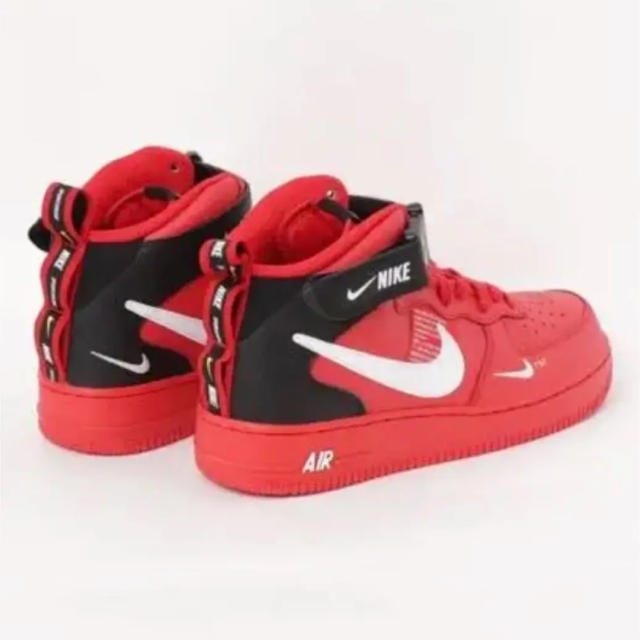 があります NIKE MID 27cm レッド ナイキ エアフォースの通販 by ゆき ...