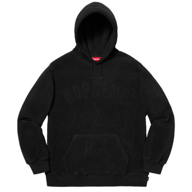 黒S Supreme Polartec Hooded sweatshirt