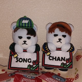 アイコン(iKON)のiKONクリスマスマスコット CHAN&SONG(アイドルグッズ)