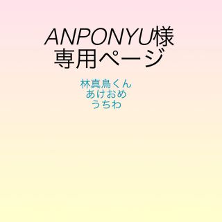 ジャニーズ(Johnny's)のANPONYU様 専用ページ(その他)