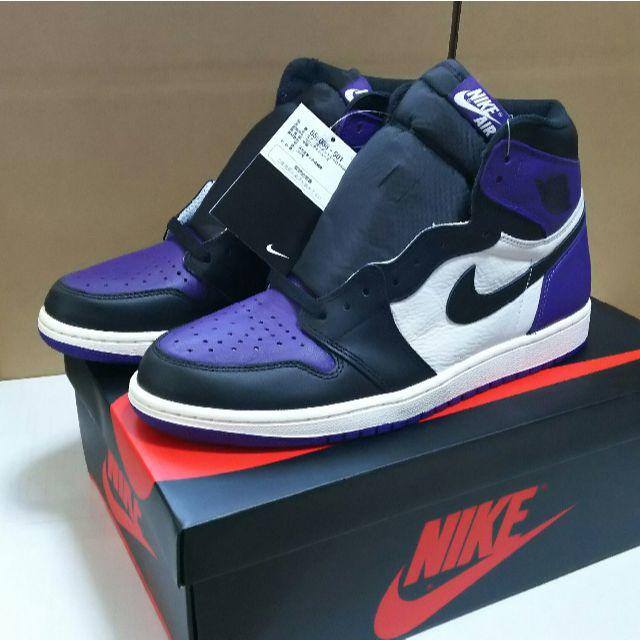 NIKE(ナイキ)のAIR JORDAN 1 RETRO HIGH OG COURT PURPLE メンズの靴/シューズ(スニーカー)の商品写真