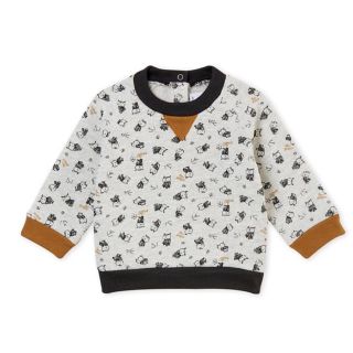 プチバトー(PETIT BATEAU)のショップこまち様 ふくろうプリント長袖プルオーバー(トレーナー)