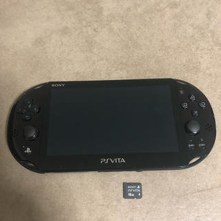プレイステーションヴィータ(PlayStation Vita)のＰＳVITA 本体 ブラック(携帯用ゲーム機本体)