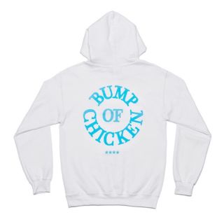 ジーディーシー(GDC)のBUMPロゴフーディLogo Hoodie WHITE Mサイズ CDJ1819(パーカー)