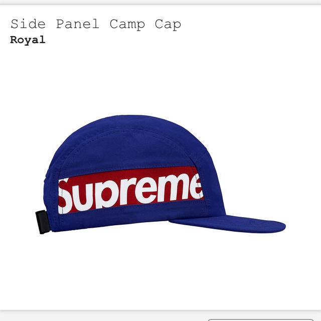 【新品未使用】supreme side panel camp cap