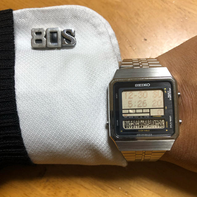 SEIKO 80s デジタル 腕時計 D410-5000 レターメモ