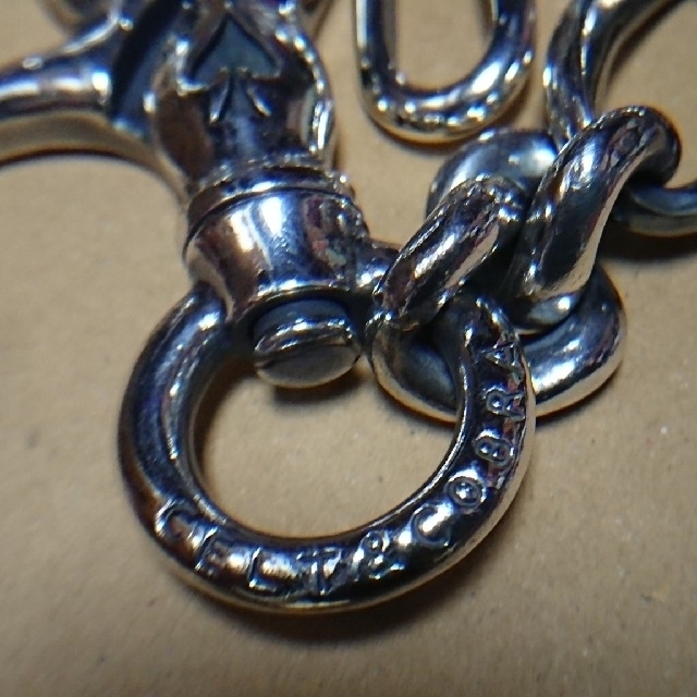 【Argent Gleamメンテナンス済】ケルト&コブラ ウォレットチェーン