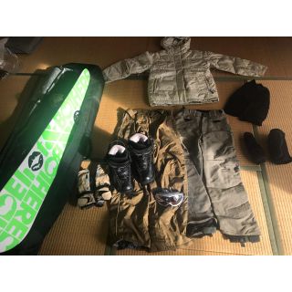 バートン(BURTON)のスノーボード11点セット✨総額約15万位 レディース ダウン 手袋 バートン 他(ボード)